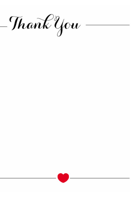 White Professional Mordern And Minimal Thank You Card Poster Template ...