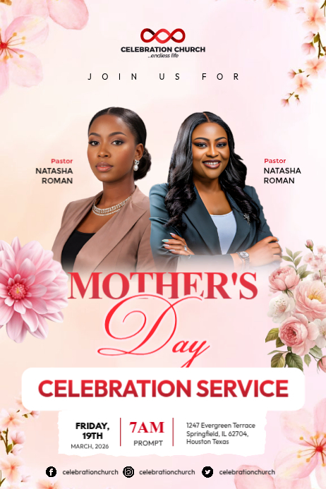 Mother's Day Program Flyers Template | PosterMyWall