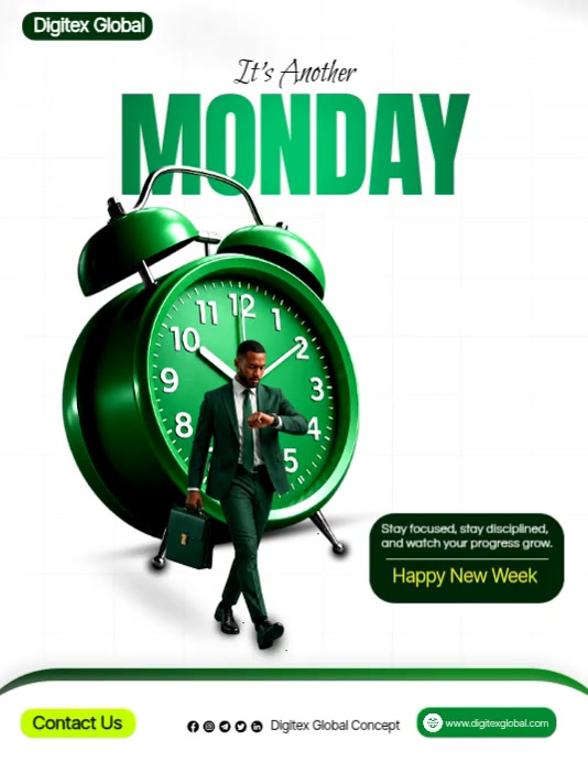 Copy of White Professional Motivational Monday Flyer Video | PosterMyWall