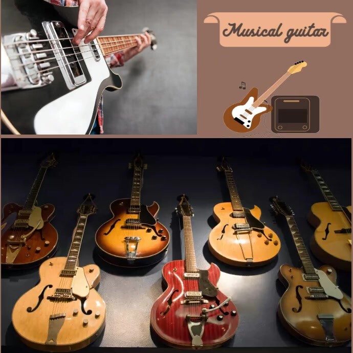 White Professional Musical Instagram Post template