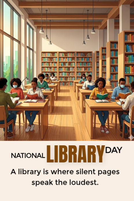 National Library Day Posters Template | PosterMyWall