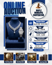 Bianco Online Auction Instagram Portrait Template