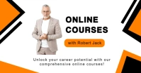 White Professional Online Course Minimalist  Facebook Shared Image template