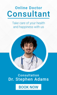 White Professional Online Doctor Us Legal template
