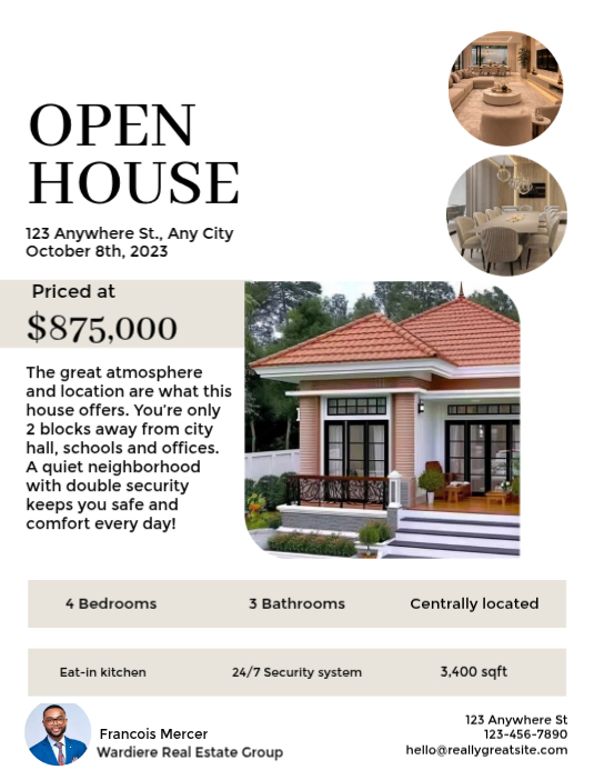 Open House Real Estate Flyers Template | PosterMyWall