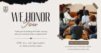 White Pastor Appreciation Facebook Shared Image Template - Page 3