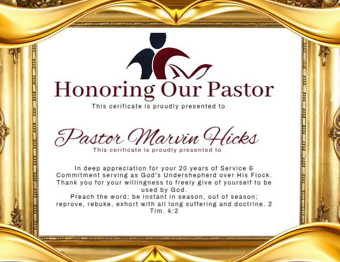 Plantilla de White Professional Pastor Appreciation Flyer | PosterMyWall
