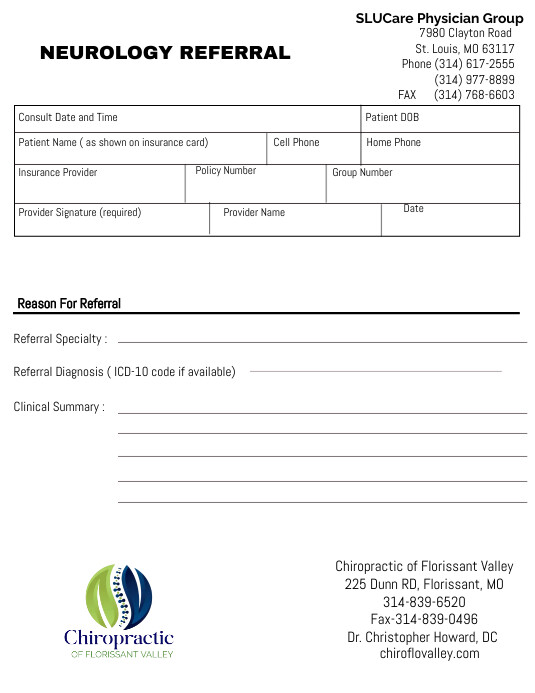 Fax Back Referral Note White Professional Patient Referral Form Fly Template | PosterMyWall