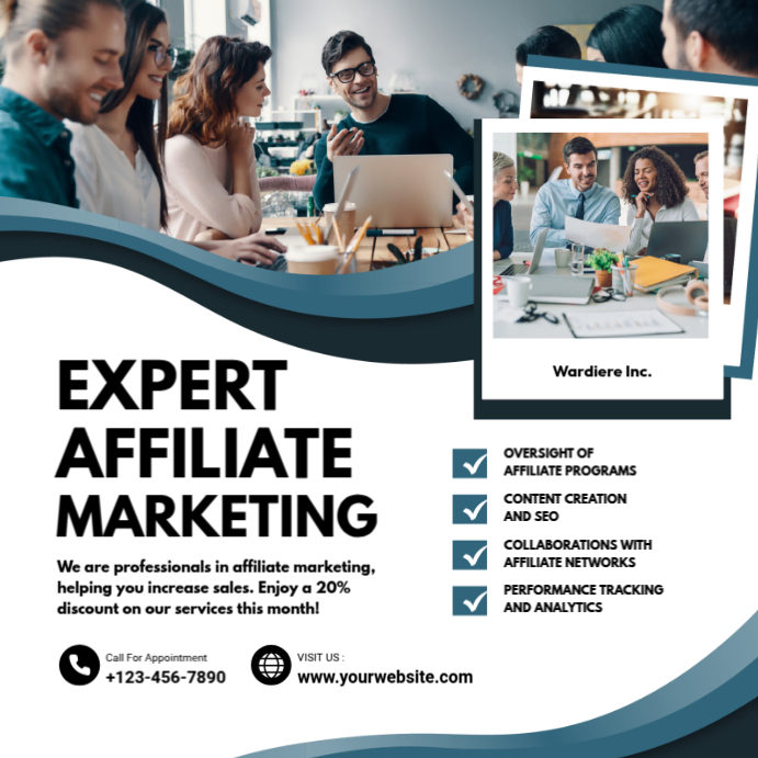 Copy of White Professional Performance Marketing Instagram Post ...