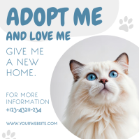 White Professional Pet Instagram Post template