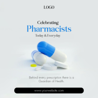 สีขาว Pharmacist Appreciation Instagram 帖子 Template