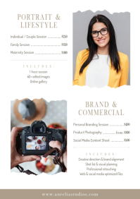 White Photography Pricing Guide A4 Template - Page 3