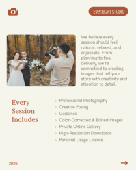 White Photography Pricing Guide Instagram Portrait Template - Page 2