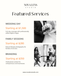 White Photography Pricing Instagram Portrait Template - Page 4