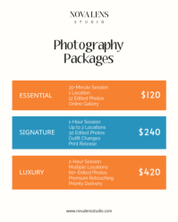 White Photography Pricing Instagram Portrait Template - Page 3