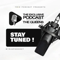 White Professional Podcast Promo  Instagram Post template