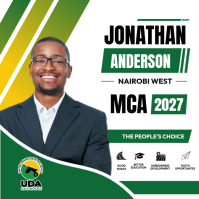 White Professional Political Campaign Instagram Post template