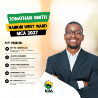 White Professional Political Campaign Instagram Post template