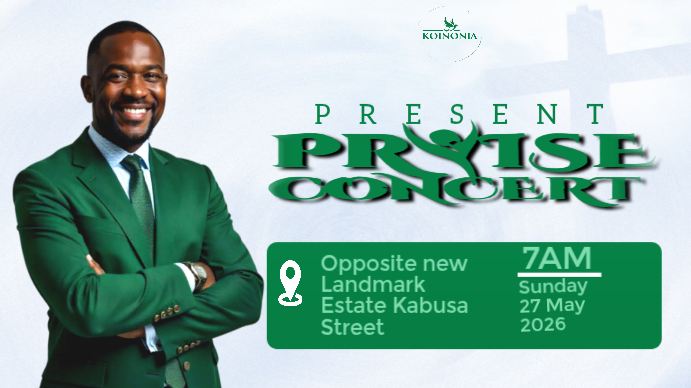 White Professional Praise Concert Digital Display Template | PosterMyWall