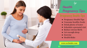 White Professional Pregnant Twitter Post template