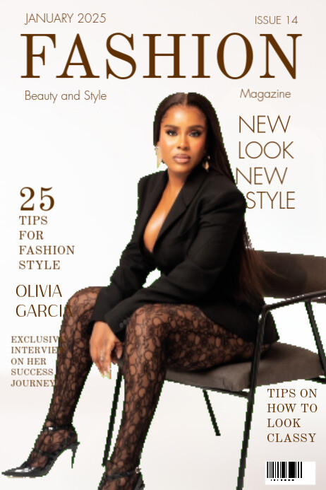 Copy of White Professional Professional Magazine Cover Poster ...