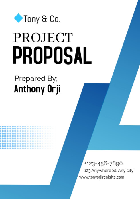 White Professional Project Proposal  A4 template