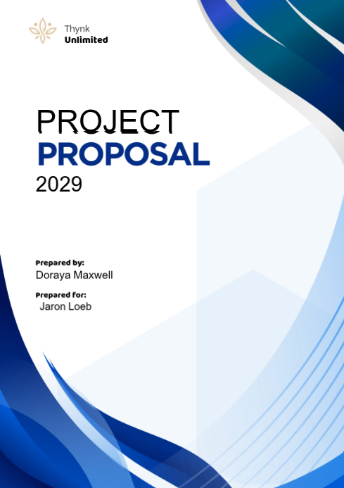 Project Proposal Poster Example White Professional Project Proposal Post A4 Template | PosterMyWall