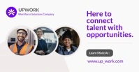 White Professional Purple Grey And Kaki And W Facebook Ad template
