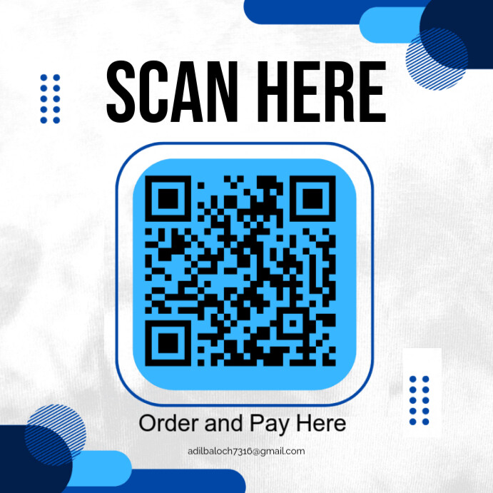 White Professional Qr Code Template Instagram Post | PosterMyWall