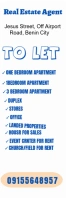 White Professional Real Estate Agents  Banner Bannière 2' × 6' template