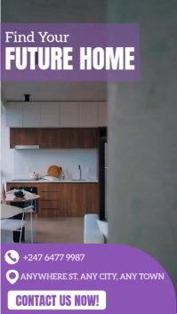 White Professional Real Estate Construction Instagram Reel template