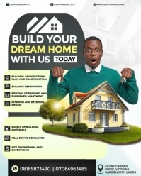 White Professional Real Estate Flyer Template  Instagram Portrait