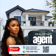 White Professional Real Estate  Instagram Post template