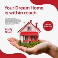 White Professional Real Estate Instagram Post template