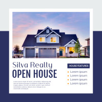White Professional Real Estate Instagram Post template