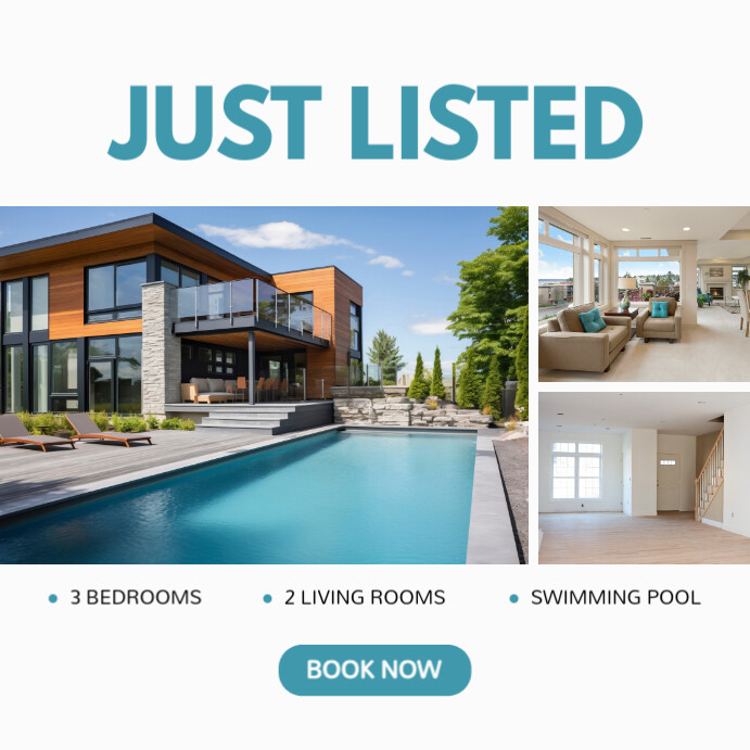 Copy of White Professional Real Estate Instagram Post | PosterMyWall