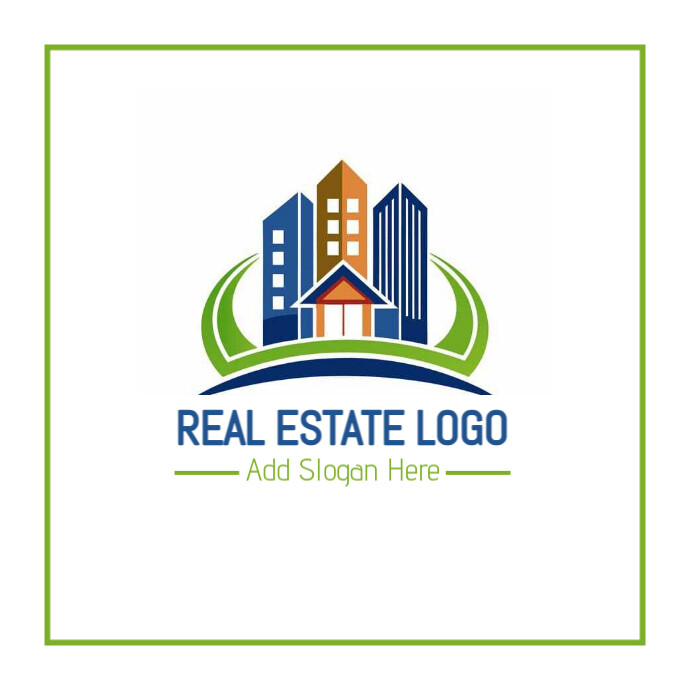 White Professional Real Estate Logo, Realtor Logo, Property Logo, Property Logo Design, Urban Realto template