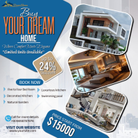 White Professional Real Estate Promotion Instagram Post template