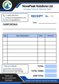 White Sales Receipt Flyers Template | PosterMyWall