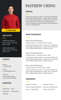 White Professional Resume US Legal template