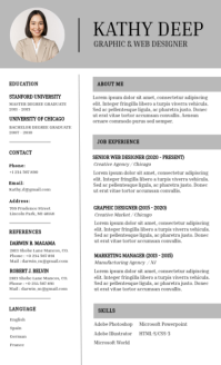 White Professional Resume US Legal template