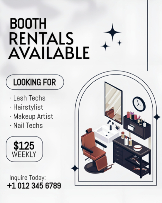 Eposter Rentals Booth Rentals Template | PosterMyWall