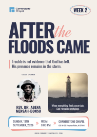 White Sermon Series Promotion A4 Template - Page 3