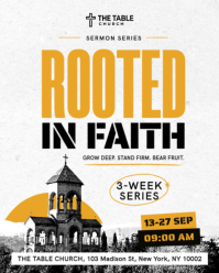 Hvid Sermon Series Promotion Instagram Portrait Template - Page 1