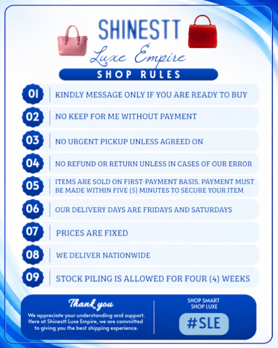 Plantilla de Shop Rules Instagram Portrait | PosterMyWall