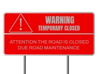 White Professional Sign Board Yard Sign template