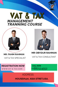 White Professional Skill Development Course Poster template
