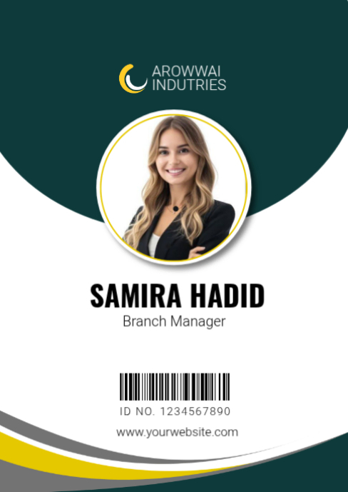White professional Small-business-id-card-flyer A6 Template | PosterMyWall