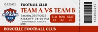 White Professional Soccer Footall Twitter Banner template