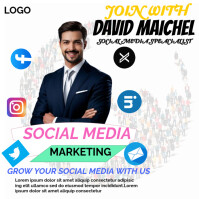 White Professional Socisl Mediss  Instagram Post template